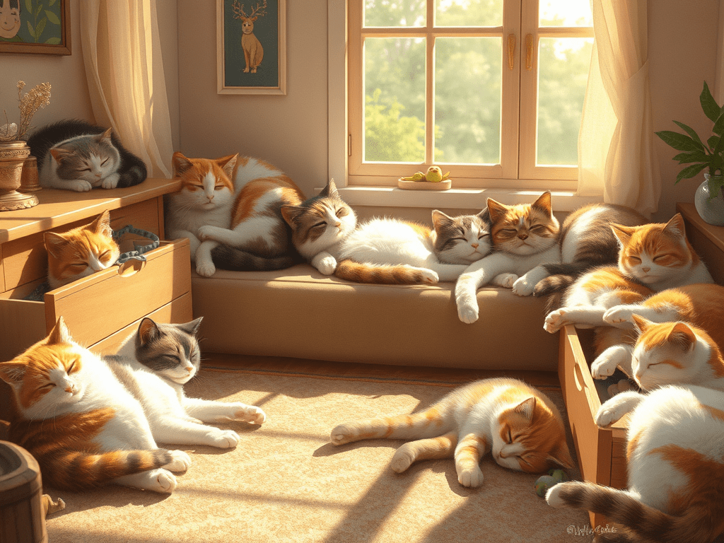 #2330 SLEEP IS THE COUSIN OF CATS