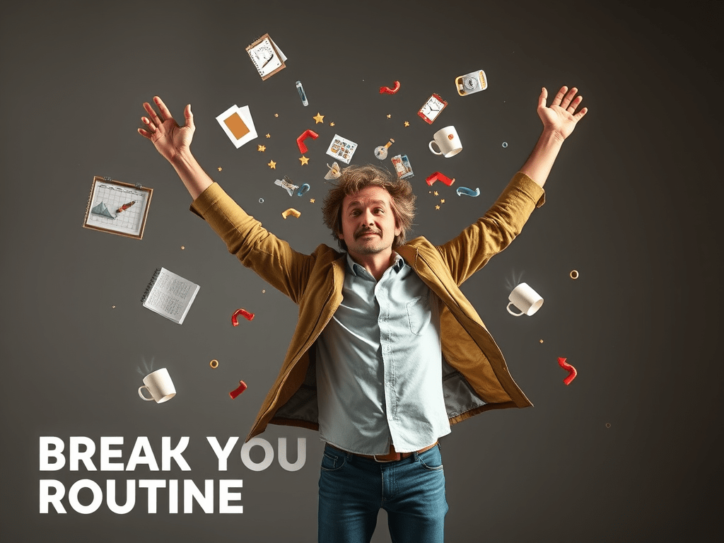 #2421 BREAK YOUR&nbsp;ROUTINE